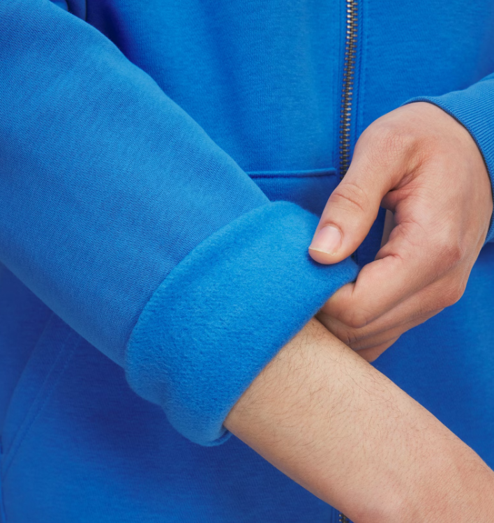 Under Armour UA Icon Fleece Full Zip Hoodie Atlantic Blue (Men's) - Image 2