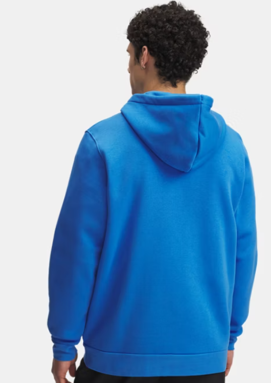Under Armour UA Icon Fleece Full Zip Hoodie Atlantic Blue (Men's) - Image 3