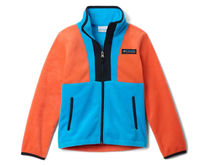 Columbia Back Bowl II Full Zip Fleece Blue/Orange (Kid's)