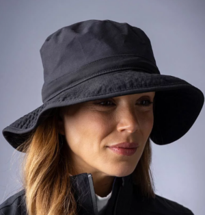 Sunderland Waterproof Adjustable Bucket Hat | Black (Adult Unisex)