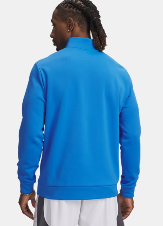 Under Armour - Armour Fleece® Half Zip Top Atlantis Blue (Men's) - Image 3