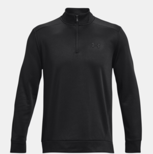 Under Armour - Armour Fleece® Half Zip Top | Black (Men's)