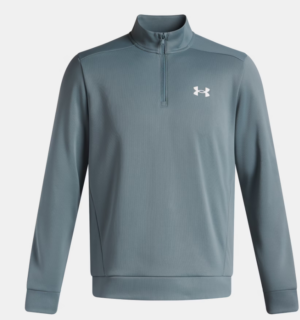Under Armour - Armour Fleece® Half Zip Top | Jasper Blue (Men's)