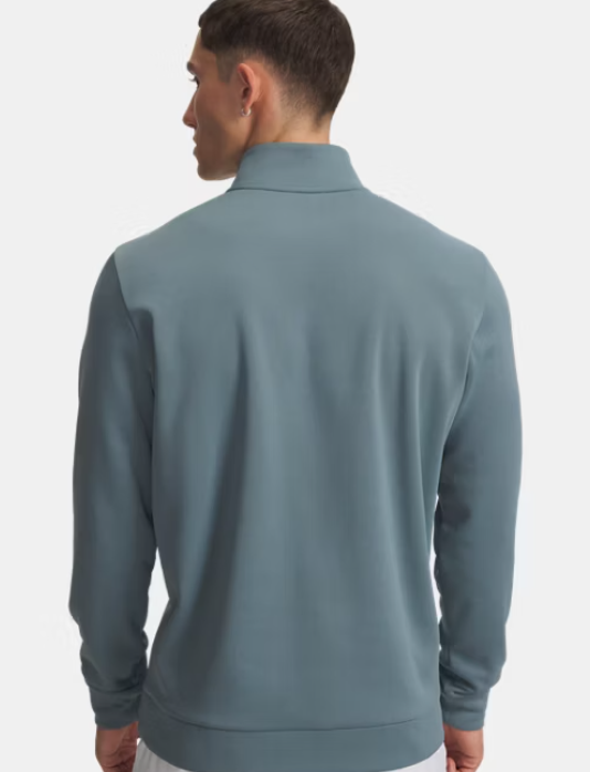 Under Armour - Armour Fleece® Half Zip Top | Jasper Blue (Men's) - Image 4