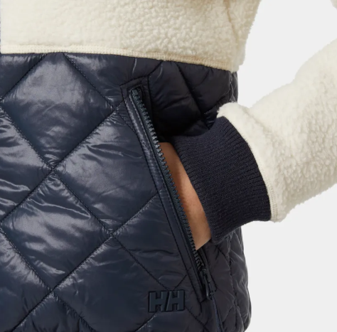 Helly Hansen Bliss Pile Hybrid Jacket Cream/Navy (Women's) - Image 3