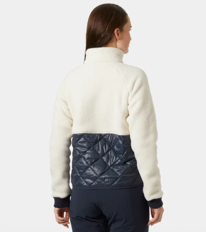 Helly Hansen Bliss Pile Hybrid Jacket Cream/Navy (Women's) - Image 6