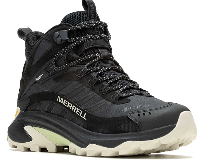 Merrell Moab Speed 2 Mid GORE-TEX® Walking Hiking Boot | Black (Women's)