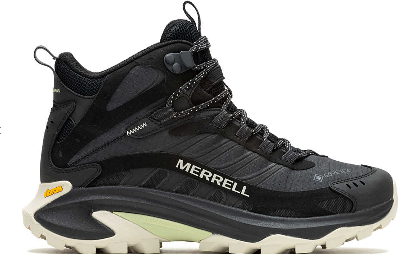 Merrell Moab Speed 2 Mid GORE-TEX® Walking Hiking Boot | Black (Women's) - Image 8