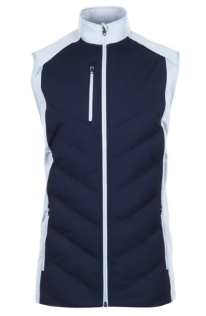 Sunderland Golf Andorra Padded Gilet Navy/Silver (Men's)