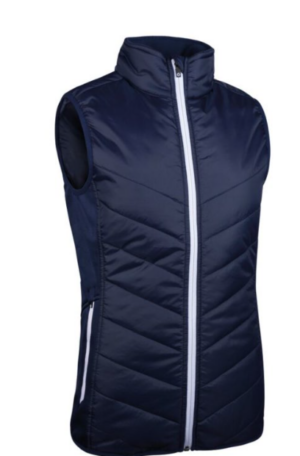 Sunderland s.Tania Padded Golf Gilet Navy/White (Women's)