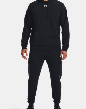 Under Armour Rival Fleece Cargo Jogger Pant | Black (Men's)
