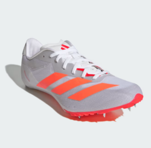 adidas Adizero Sprintstar Running Spike   Cloud White / Lucid Orange / Lucid Red (Adults)
