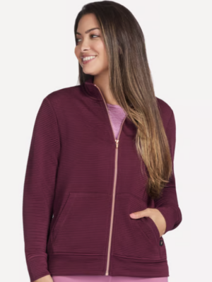 Skechers GO WALK™ Everywhere Jacket | Burgundy (Women's)