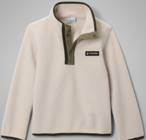 Helvetia™ II Sherpa Half Snap Fleece | Dark Stone (Kids)