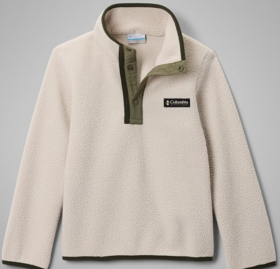 Helvetia™ II Sherpa Half Snap Fleece | Dark Stone (Kids)