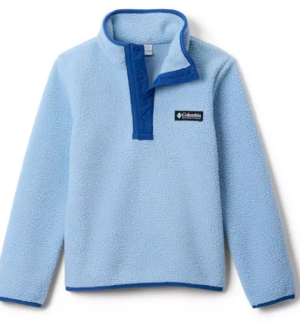 Helvetia™ II Sherpa Half Snap Fleece | Ripple Blue (Kid's)