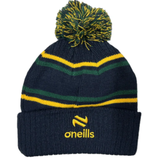 Toomevara GAA O’Neills  Blue Stack Bobble Hat | Marine/Bottle/Amber