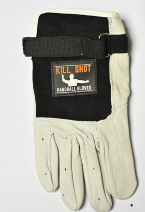 Killshot Elite Deerskin Handball Gloves | Black