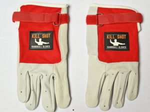 Killshot Elite Deerskin Handball Gloves | Red