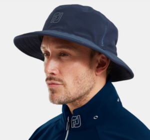 Foot Joy HydroSeries Waterproof  Golf Bucket Hat Navy (Adults)