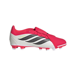 adidas Predator Club Fold-Over Tongue Firm Ground/Multi Ground Football Boot | Red/Lucid/Red/Core Black (Kids)