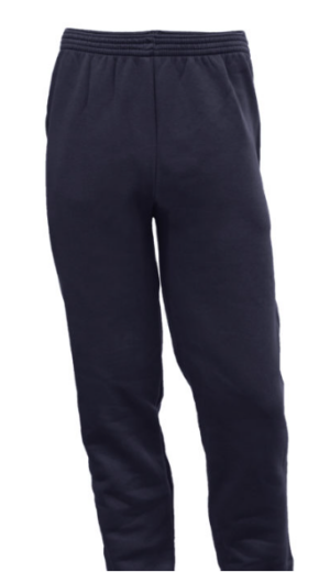 Hunter Schoolwear Fleece Cuffed Jogger Sweat Pants | Navy