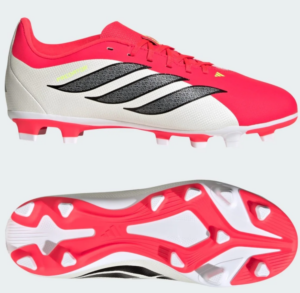 Adidas Predator Club Firm/Multi Ground Football Boots Lucid Red / Core Black / Cloud White  (Kid's)