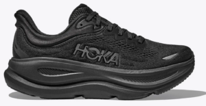 Hoka Bondi 9 Running Shoe | Black (Wide-Fit)   (Men's)