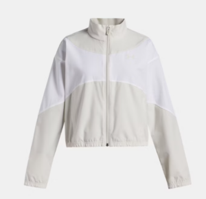 Under Armour UA Rival Woven Jacket | White (Girl's)