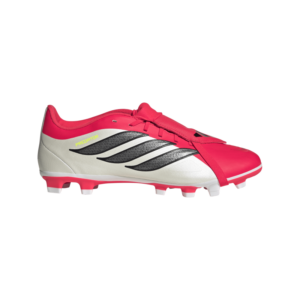 adidas Predator Club Fold-Over Tongue Firm Ground/Multi Ground Football Boot | Red/White/Black (Size 13 - Adults)