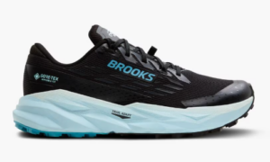 Brooks Cascadia Trail Running Show | Black/Ebony/Blue Flower (Women's)
