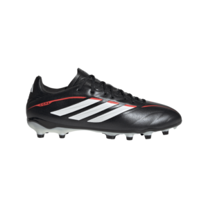 adidas COPA PURE IV League Firm Ground Football Boots | Core Black / Cloud White / Lucid Red (Kid's)