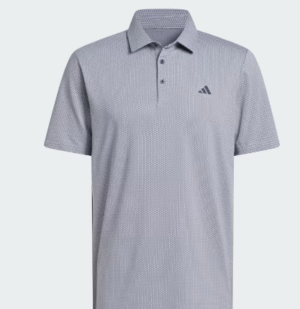 adidas Golf Performance Textured Polo Shirt |  White/Collegiate Navy (Men's)