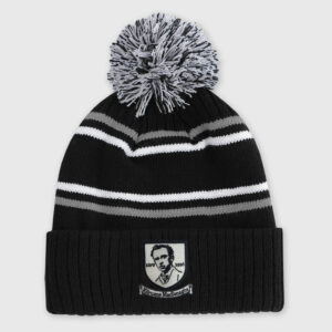 O’Neills Kilruane GAA Bluestack Bobble Hat Black/Gun Metal/ White