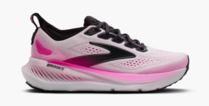 Brooks Glycerin 23 GTS Running Shoe | White/Phantom/Cyber Pink (Women's)