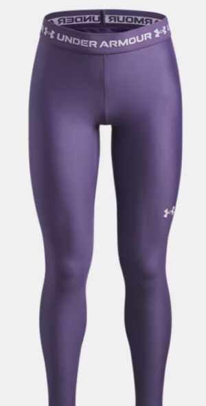Under Armour HeatGear Leggings | Purple Luxe (Girls)