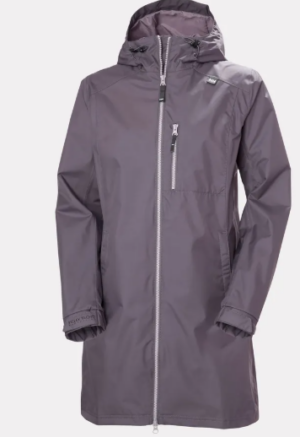 Helly Hansen Long Belfast Rain Jacket | Purple (Women’s)