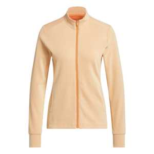 adidas Performance Textured Full Zip Golf Jacket | Dusky Orange (Women's)