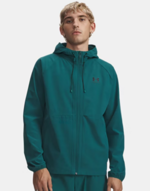 Under Armour UA Vibe Woven Water-Resistant Jacket | Rack Green (Men's)