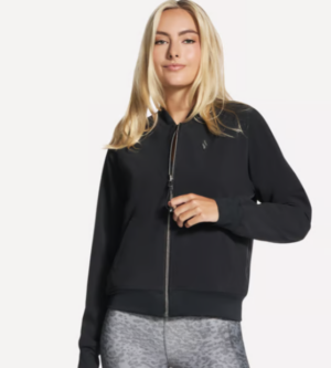 Skechers GO WALK® Reversible Jacket Black / Grey Print  (Women's)