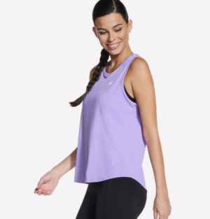 Skechers GO DRI® STRIDE Performance Tank Top | Purple (Women's)