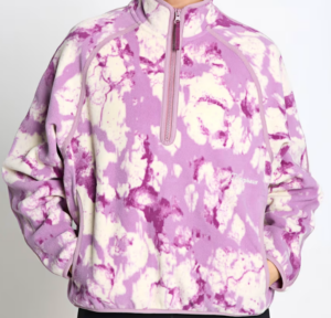 Berghaus Bamburgh Half Zip Printed Fleece | Lilac (Women's)