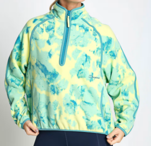 Berghaus Bamburgh Half Zip Printed Fleece | Light Electro Print  (Women's)