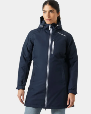 Helly Hansen Long Belfast Rain Jacket | Navy (Women’s)