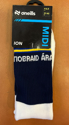 O'Neills Tipperary GAA 2026 Alternative Midi Socks | Navy Amber