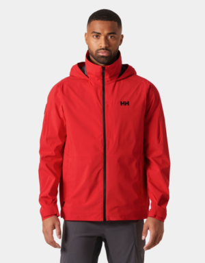 Helly Hansen HP Racing Hooded Waterproof Sailing Jacket | Alert Red (Men's)