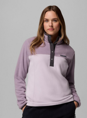Columbia Benton Springs Half Snap Fleece Top | Lavender (Womens)-LAVENDER