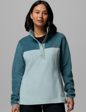 Columbia Benton Springs Half Snap Fleece Top | Crushed Blue (Womens)