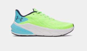 Under Armour  Charged+ Turbulence 3 Grade School Running Shoes | Hyper Green / Blue Blur / Midnight Navy (Kid's)