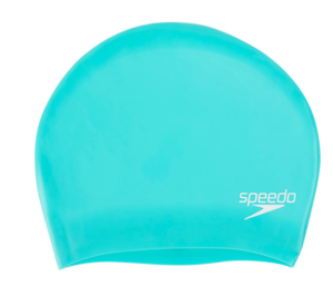 Speedo Long Hair Silicone Swim Cap| Teal (Adults)